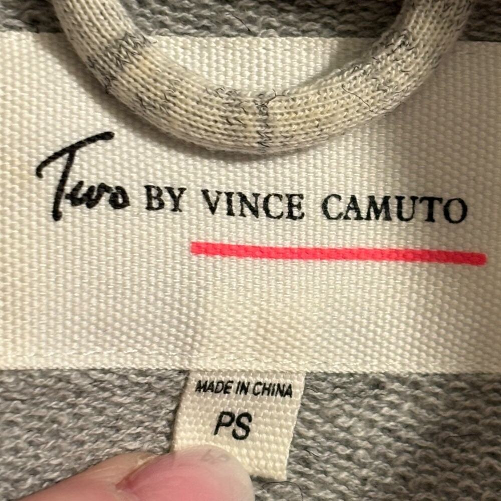 Two By Vince Camuto Moto Faux Leather Fleece Size Small - Picture 5 of 6